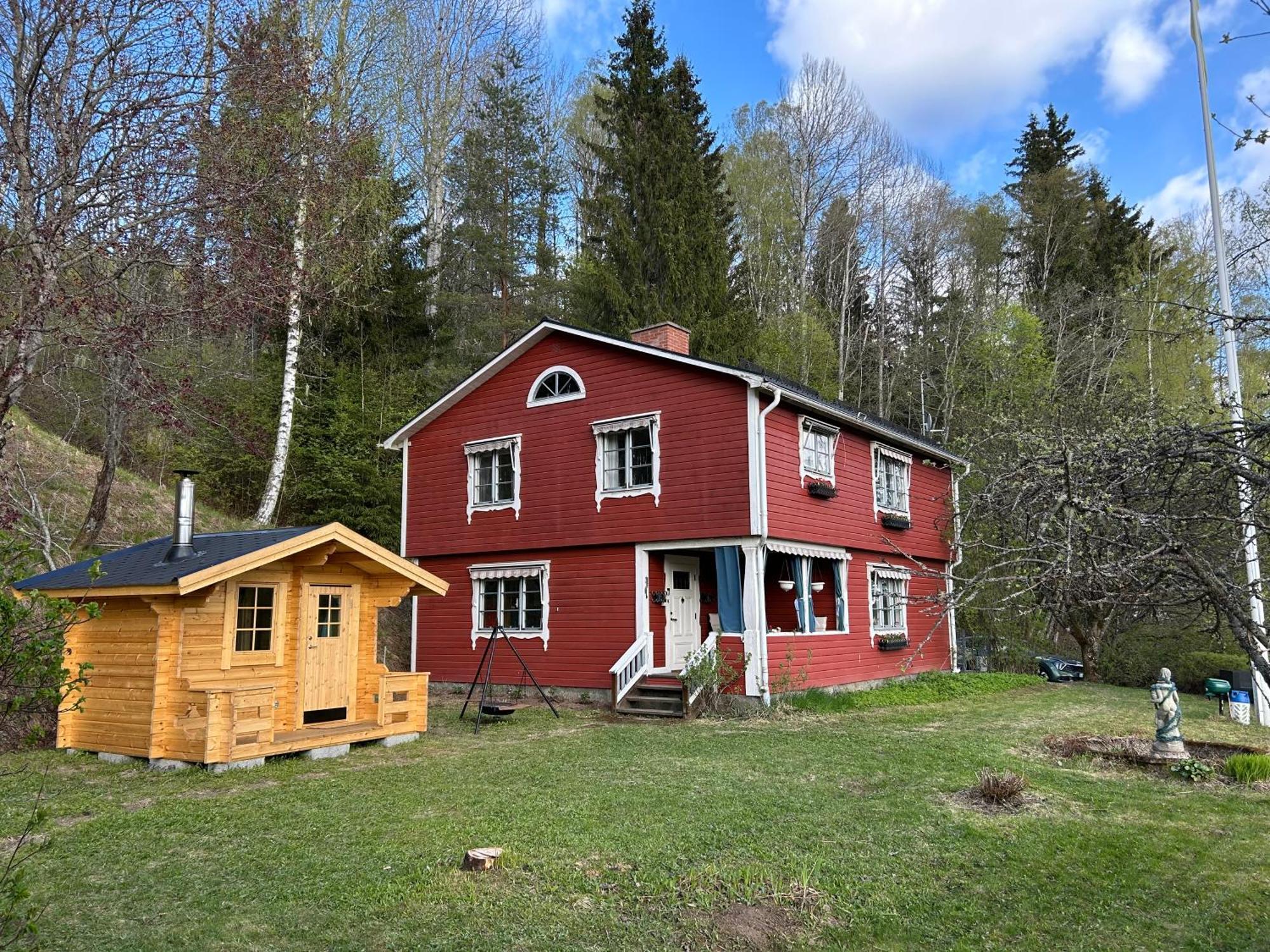 Charmig Villa Med Bastu Och Snabbt Wifi Långav エクステリア 写真